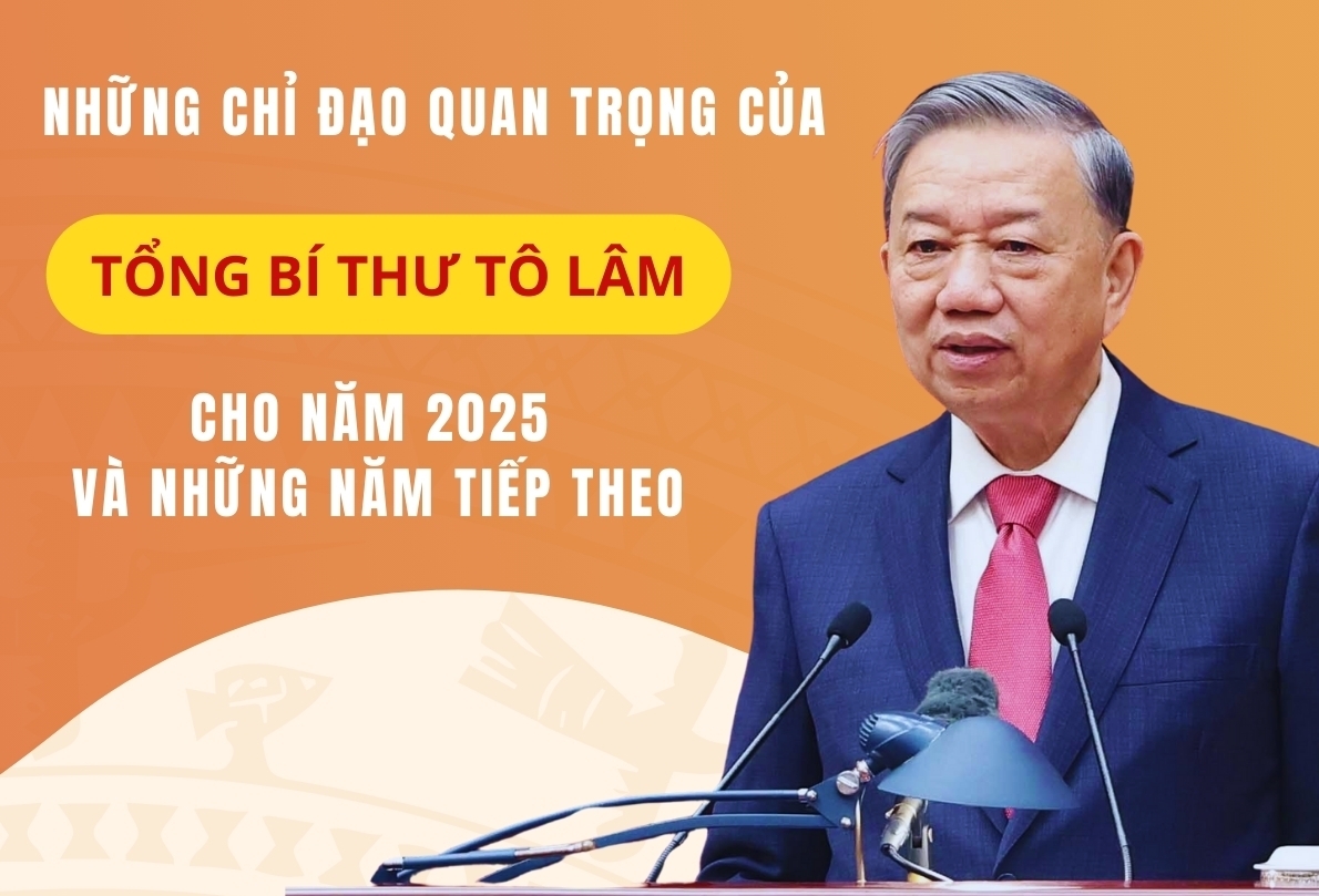 Những chỉ đạo quan trọng của Tổng Bí thư Tô Lâm cho năm 2025 và những năm tiếp theo